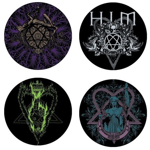 H.I.M. Button Badge Set