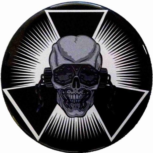Megadeth Skull Burst Circular Magnet