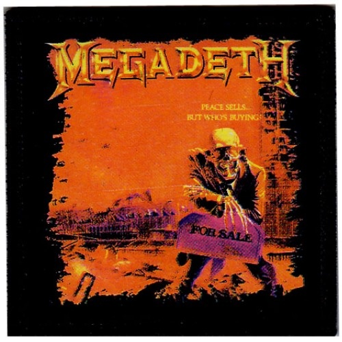 Megadeth Peace Sells But Whose Buying Iron On Patch