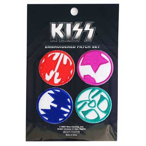 KISS Mini Icon Patch Set