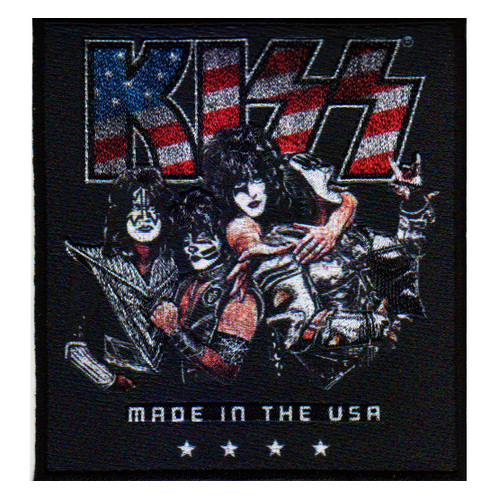 Kiss Made In The USA Patch