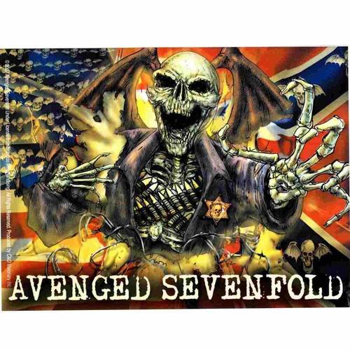 Avenged Sevenfold Confederate Sticker