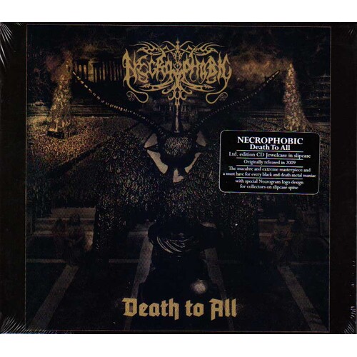 Necrophobic Death To All Re-issue CD Limited Edition
