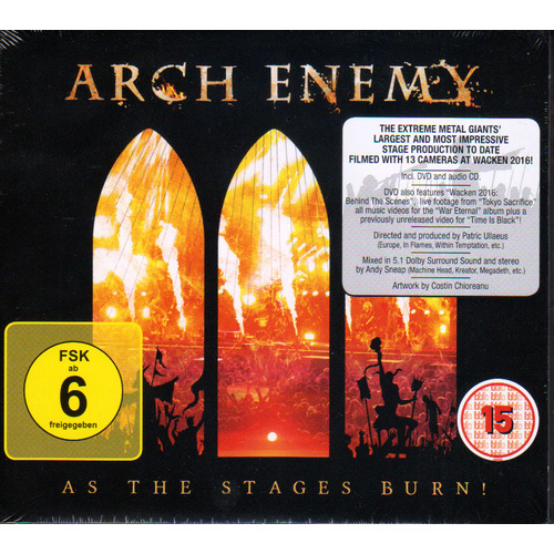 Arch Enemy As The Stages Burn! Special Edition CD DVD Digipak