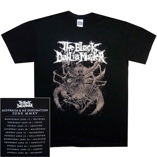 The Black Dahlia Murder Spider Demon Australian Tour Shirt [Size S]