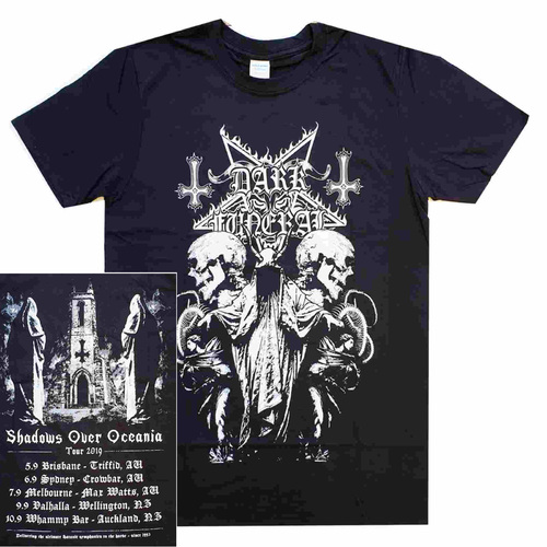 Dark Funeral Shadows Over Oceania Tour Shirt [Size: S]