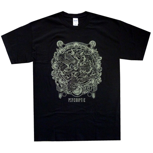 Psycroptic Infinity Snake Grey Shirt [Size: XL]