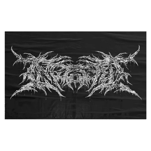 Ingested Brutal Logo Poster Flag