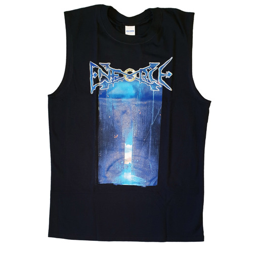 Enforce Deep Blue Sleeveless Muscle Shirt [Size: M]