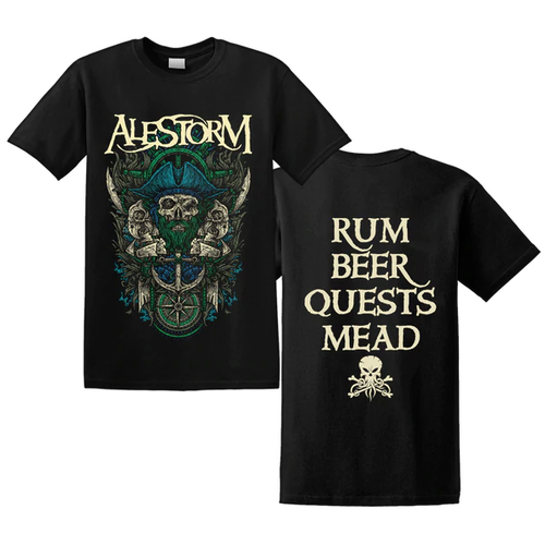 Alestorm Rum Beer Quests Mead Shirt [Size: S]