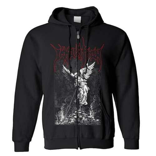 Immolation Destroying Angel Zip Hoodie [Size: S]