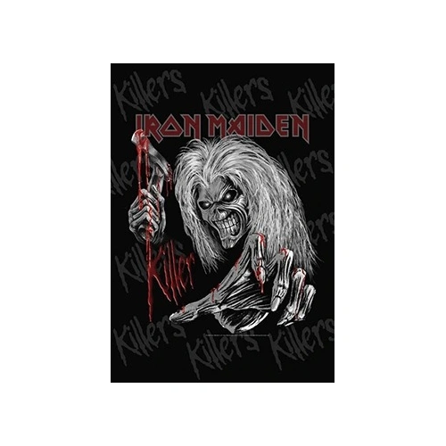 Iron Maiden Eddie Killers Grey Poster Flag