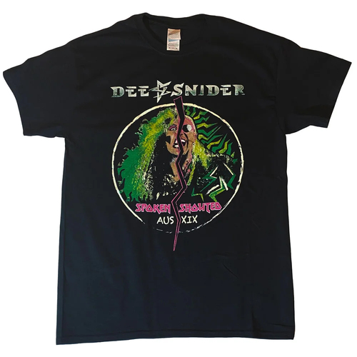 Dee Snider Spoken & Shouted 2019 Tour Shirt [Size: S]
