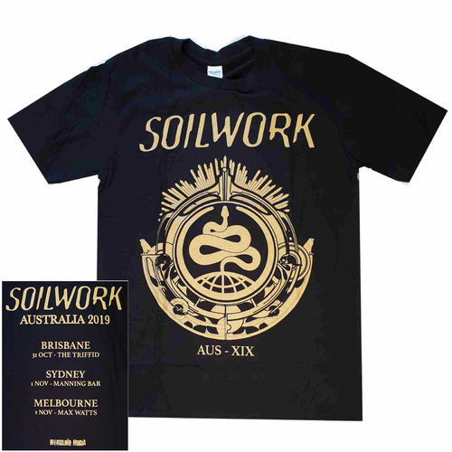 Soilwork Snake Design Shirt [Size: S]