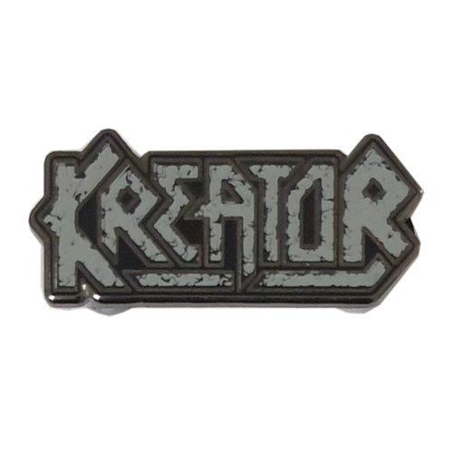 Kreator White Logo Metal Pin Badge