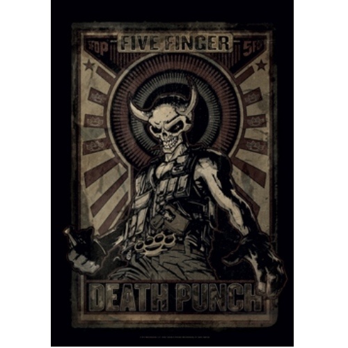 Five Finger Death Punch Mercenary Poster Flag
