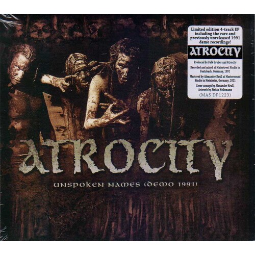 Atrocity Unspoken Names Demo 1991 CD Digipak