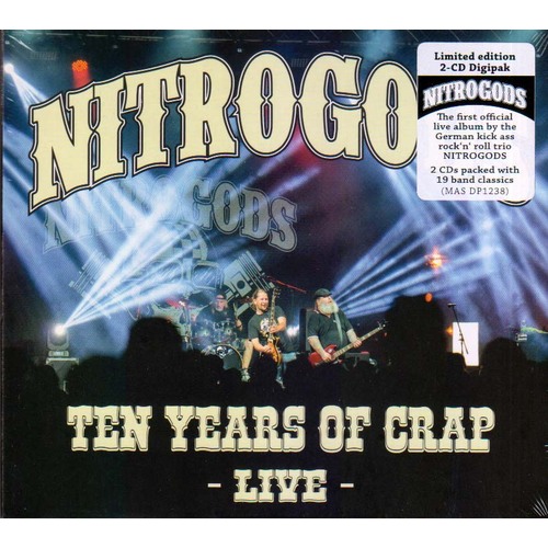 Nitrogods Ten Years Of Crap 2 Live CD Digipak