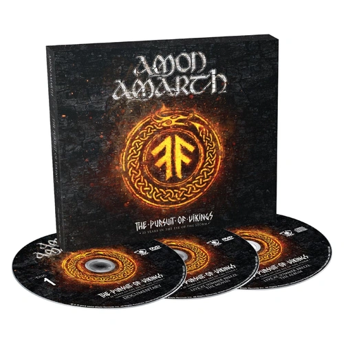 Amon Amarth The Pursuit Of Viking 25 Years In The Eye Of The Storm 2 DVD CD