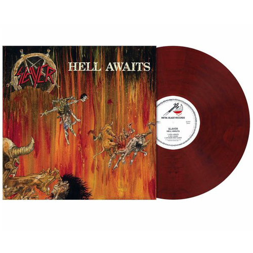 Slayer Hell Awaits Velvet Red Marbled LP Vinyl Record