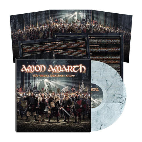 Amon Amarth The Great Heathen Army Triple Gatefold Clear Smoke Vinyl LP