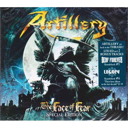 Artillery The Face Of Fear Special Edition CD Digipak