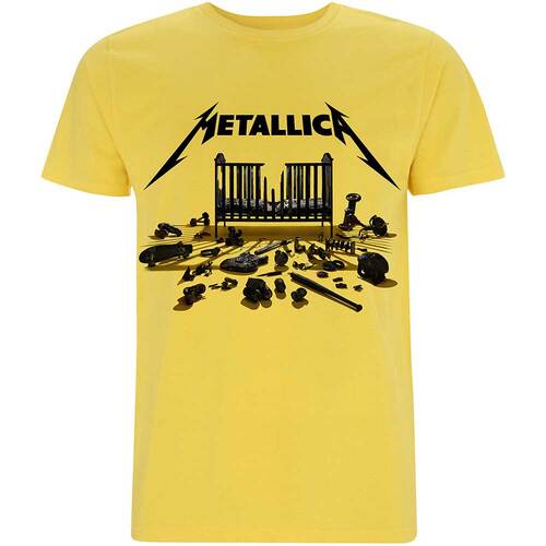 Metallica 72 Seasons Album Cover Yellow Shirt [Size: S]