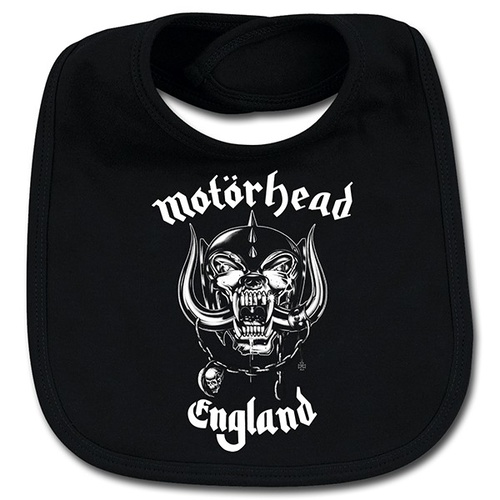 Motorhead England Organic Baby Bib