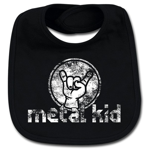 Metal Kid Vintage Style Baby Bib