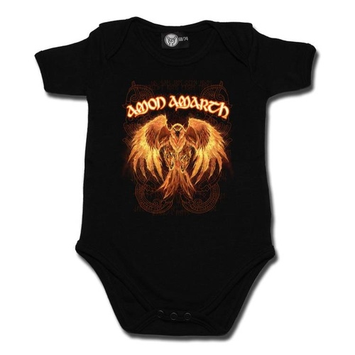 Amon Amarth Burning Eagle Baby Bodysuit [Size: 68/74 (6–12 months)]