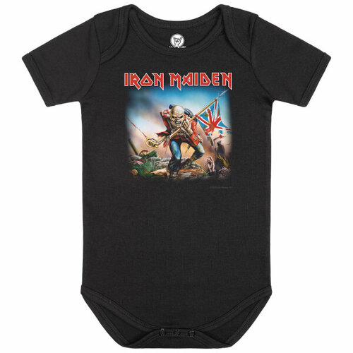 Iron Maiden The Trooper Baby Onesie Bodysuit [Size: 68-74 (6-12 months) ]
