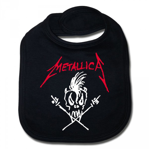 Metallica Scary Guy Organic Baby Bib