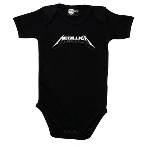 Metallica Logo Baby Bodysuit [Size: White Logo 80-86 (12-18 months)]