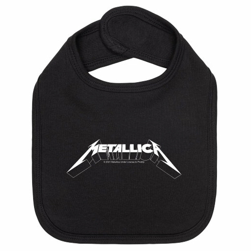 Metallica Logo Organic Cotton Baby Bib