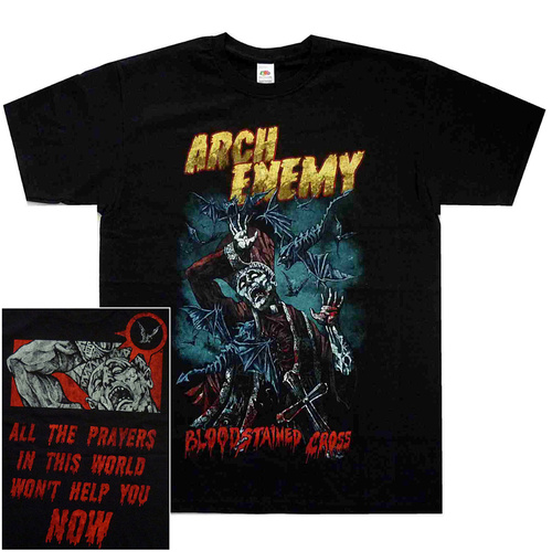Arch Enemy Bloodstained Cross Shirt [Size: M]