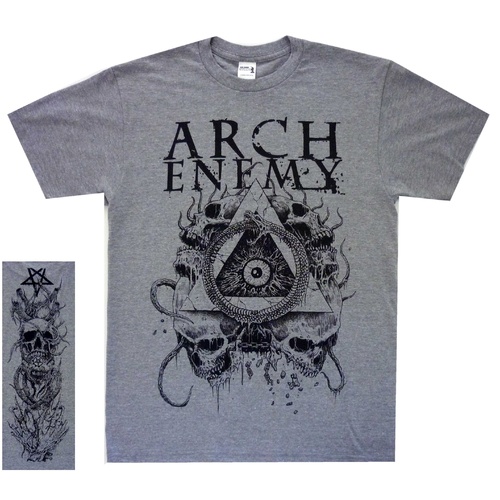Arch Enemy Pyramid Gray Shirt [Size: L]
