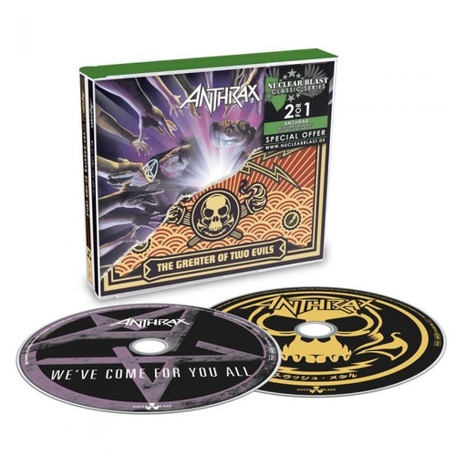 Anthrax We've Come For You All & Greater Of Two Evils 2 CD