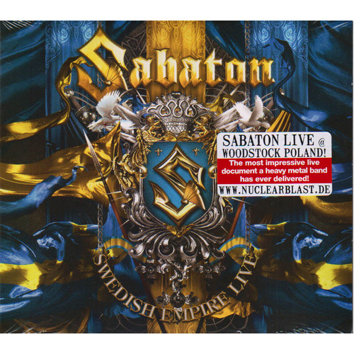 Sabaton Swedish Empire Live CD Digipak