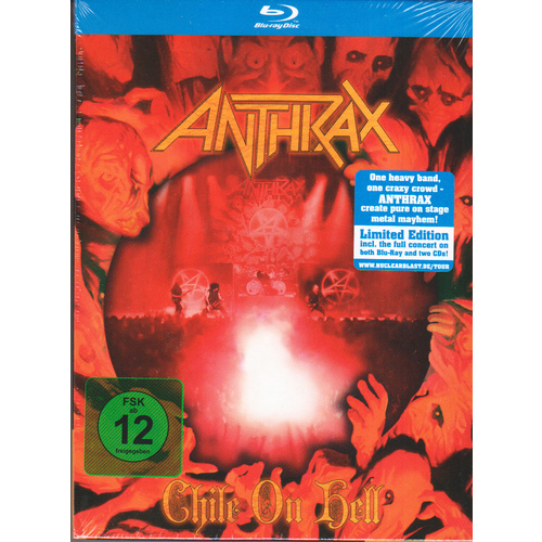 Anthrax Chile On Hell Blu-ray 2CD