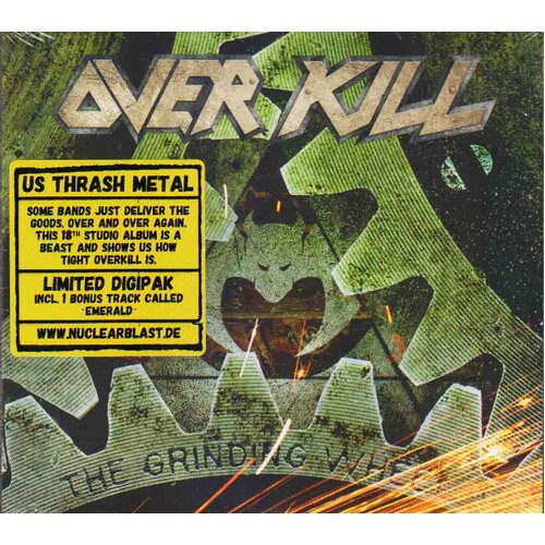Overkill The Grinding Wheel CD Ltd Edition Digipak