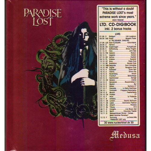 Paradise Lost Medusa CD Limited Edition Digibook