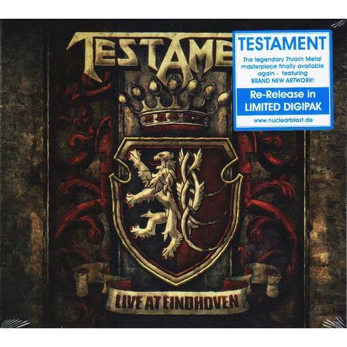 Testament Live At Eindhoven CD Digipak