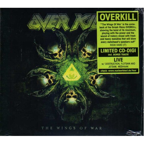 Overkill The Wings Of War CD Digipack Limited Edition