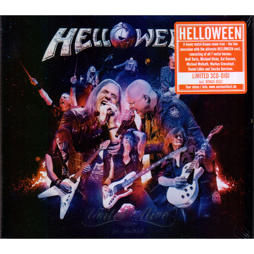 Helloween United Alive In Madrid 3 CD Digi
