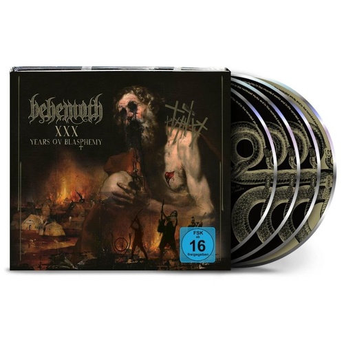 Behemoth XXX Years Ov Blasphemy 3 CD & Blu-ray