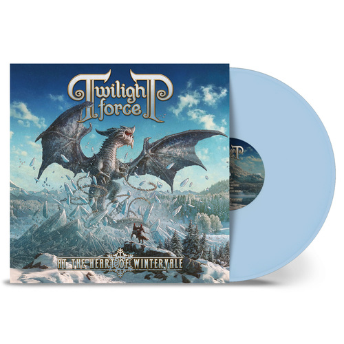 Twilight Force At the Heart of Wintervale Ice Blue Vinyl LP Record Limited Edition