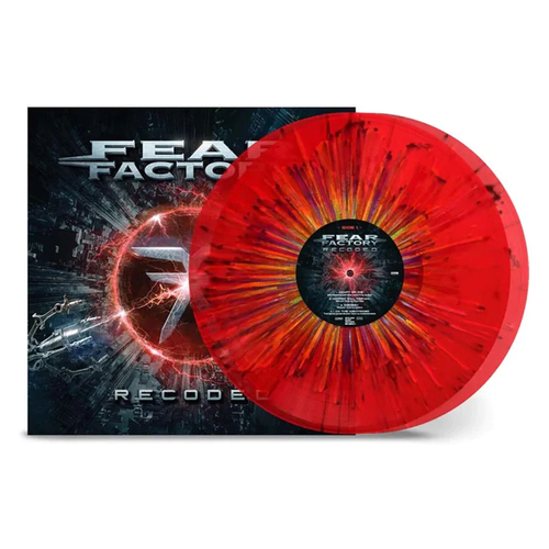 Fear Factory Recoded Transparent Red Splatter 2 LP Vinyl Record Limited Edition