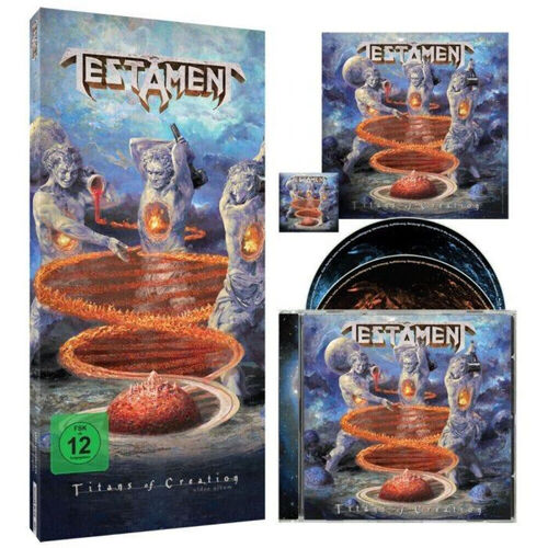 Testament Titans Of Creation Video Album CD Blu-Ray Longbox Limited Edition