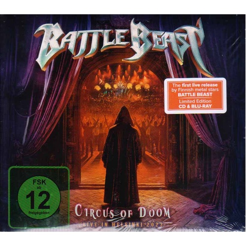 Battle Beast Circus Of Doom Live In Helsinki 2023 CD & Blu-ray