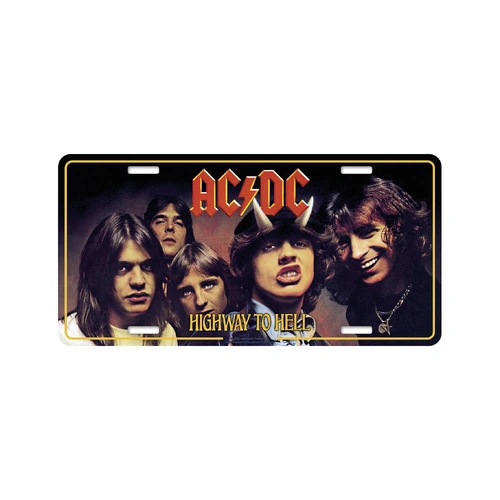 AC/DC Highway To Hell Number Plate